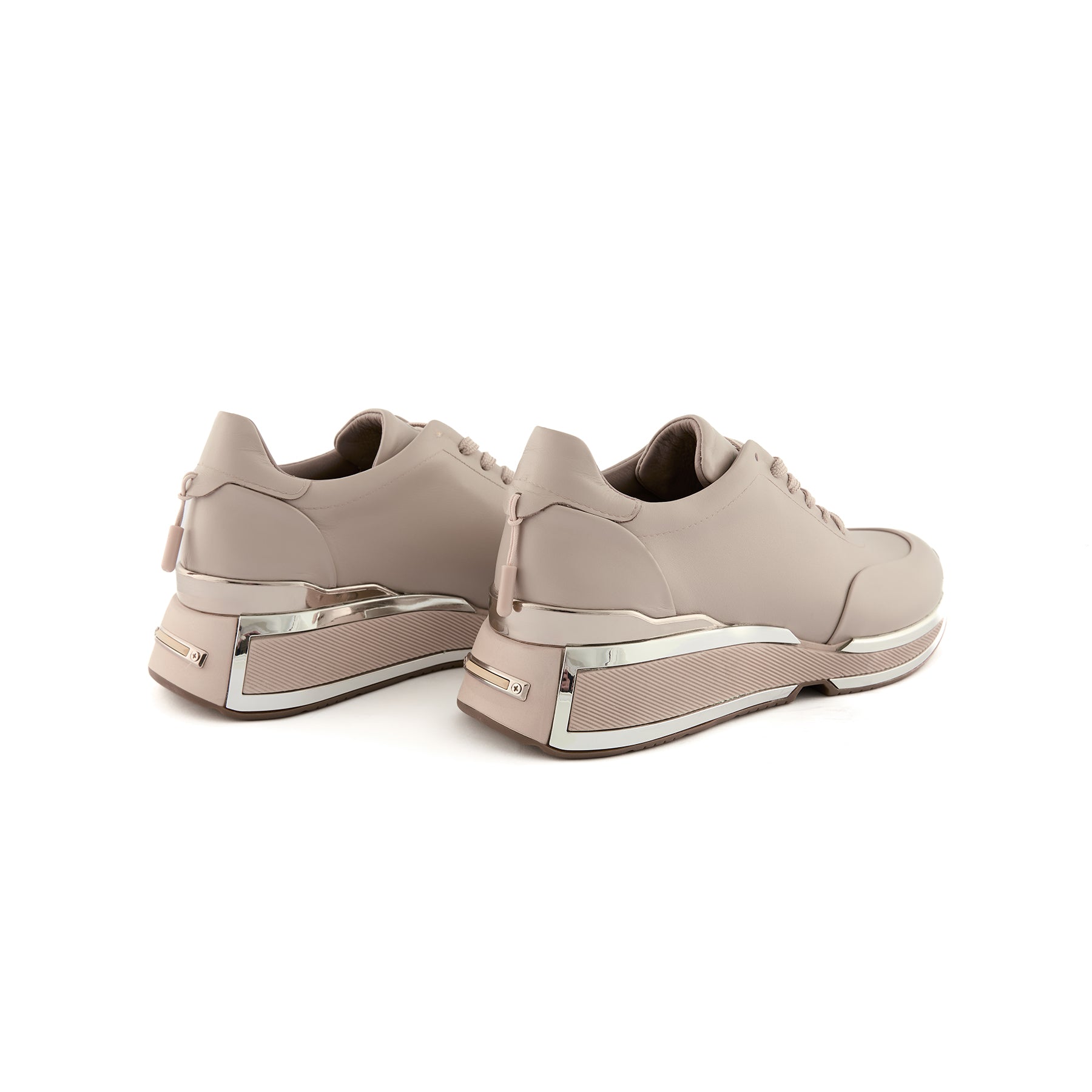 Women’s Mink Handmade Calf Leather Sneakers W5037