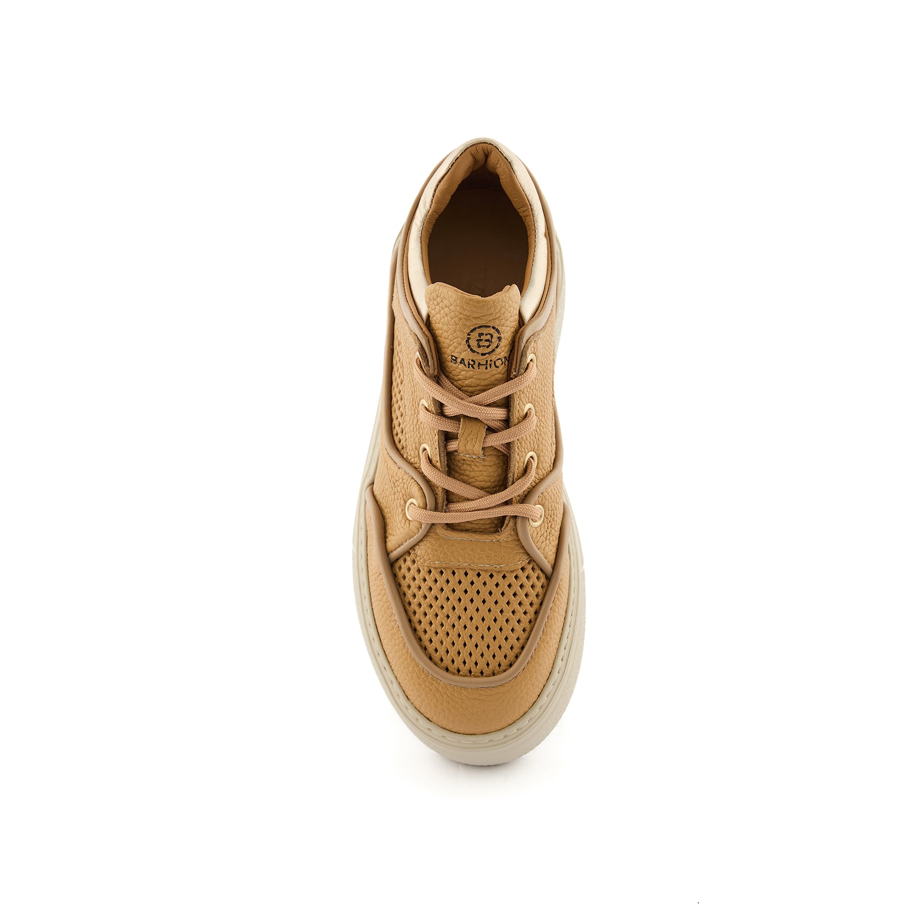 Women’s Mink Handmade Calf Leather Sneakers W5033