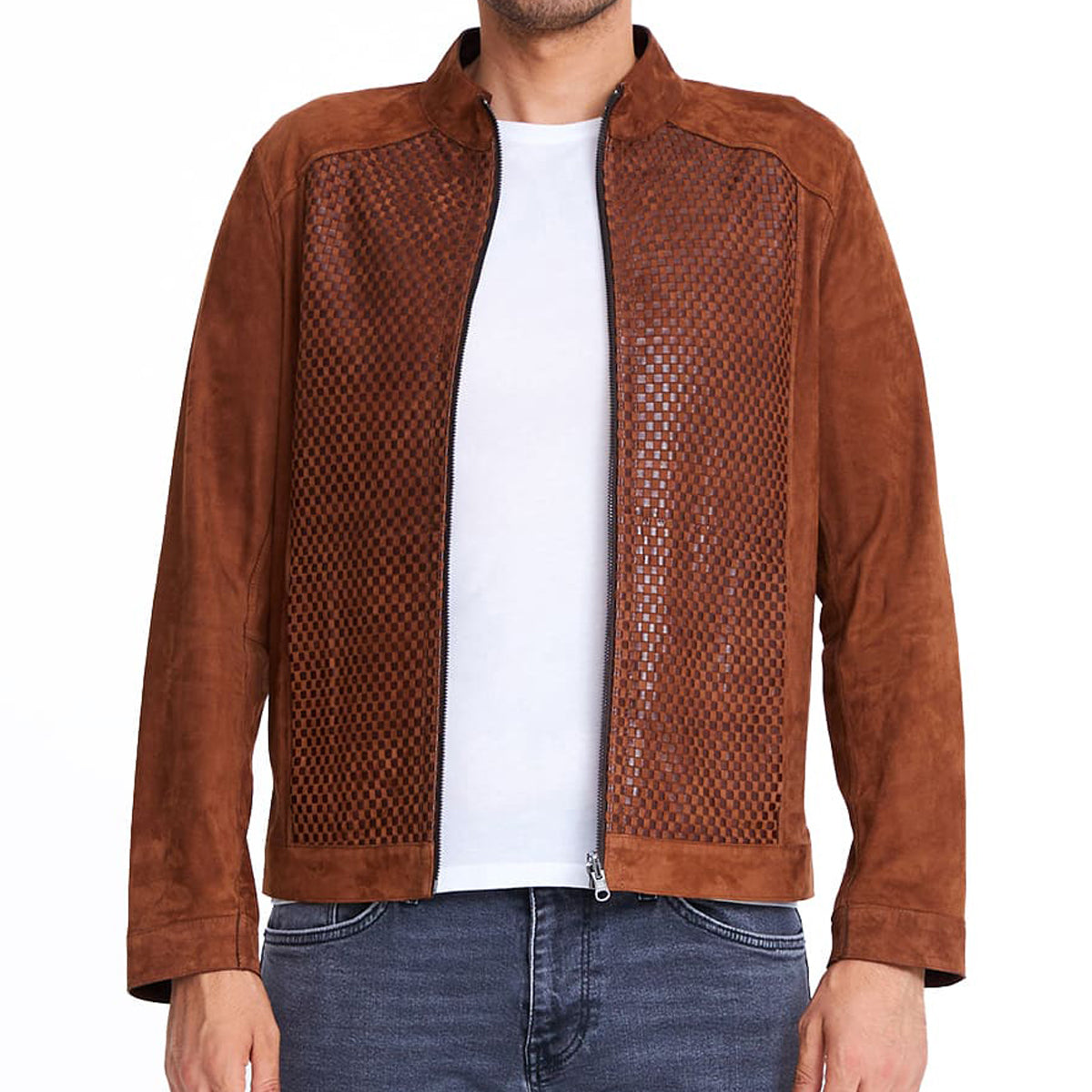 Men's Reversible Double-Faced Metis & Leather Jacket MJ401